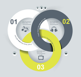 user interface template eps 10 vector image