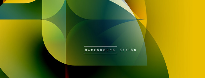 abstract geometric shapes overlap creating vector image