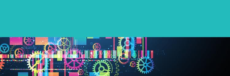 abstract technological background with colored vector image