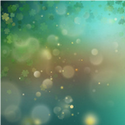 abstract bokeh blur template with - trifolium vector image