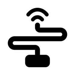 device internet connection via wireless network vector image