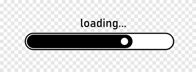 loading bar concept progress data for upload vector image