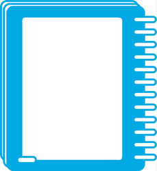 notebook icon image vector image