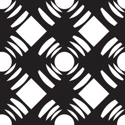 seamless pattern with squares and circles vector