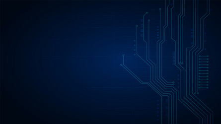 technology background with hi-tech digital data vector image