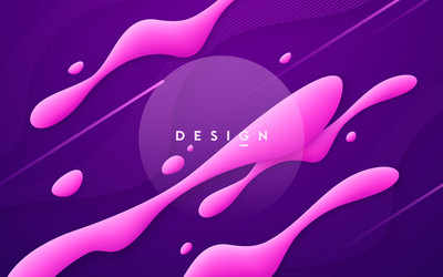 abstract gradient geometric design colorful wavy vector image