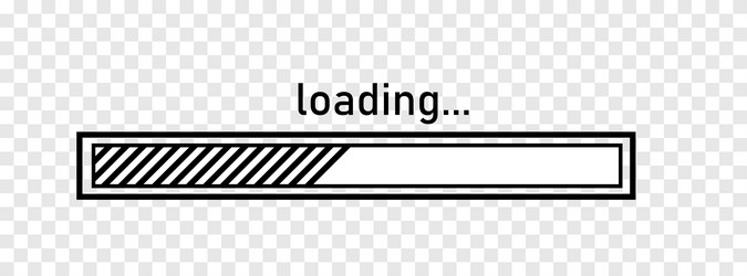 loading bar concept progress data for upload vector image