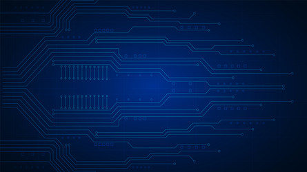 technology background with hi-tech digital data vector image