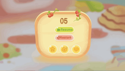 complete set of level button game ui pop-up icon vector image
