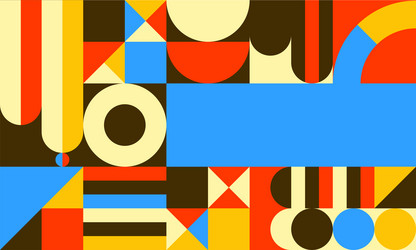 modern abstract geometry pattern geometric vector image