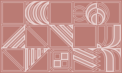 geometric pattern in a minimalist style an idea vector image