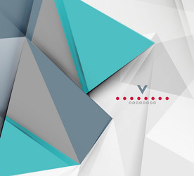 triangular modern abstract background vector image