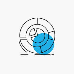 analysis analytics business diagram pie chart vector image