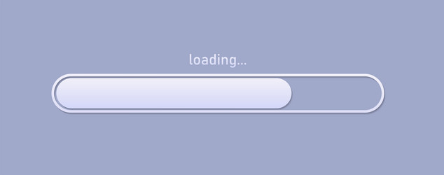 loading bar concept progress data for upload vector image