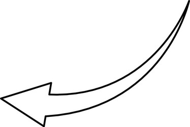 outlined arrow direction web symbol reload icon vector image