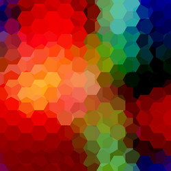 Abstract background consisting of hexagons vector