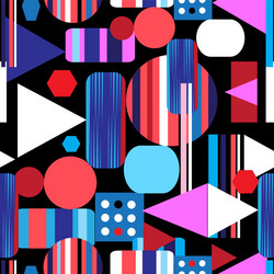 Abstract bright multicolored pattern different vector