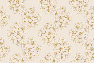 Floral seamless pattern design for fabric vector