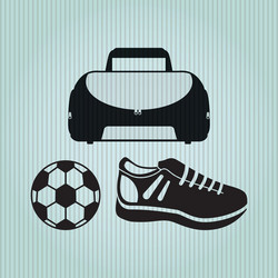 gym concept design Vector Image