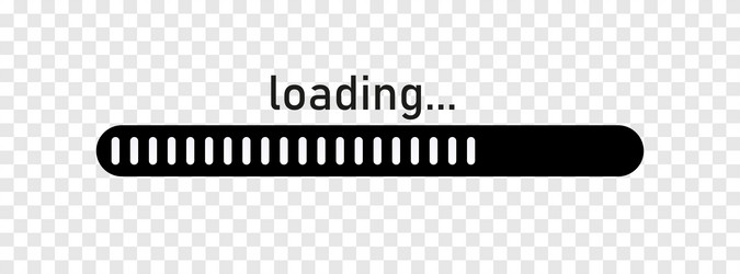 loading bar concept progress data for upload vector image
