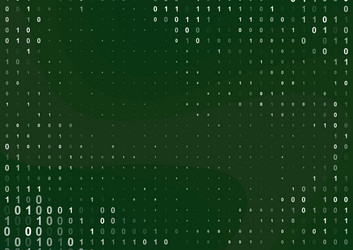 binary computer code background vector image