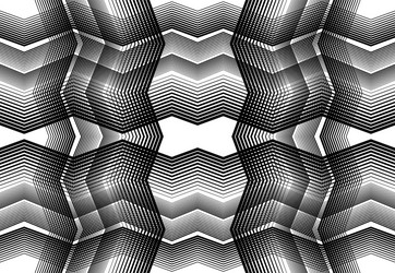 Repeatable and tileable grid mesh zig-zag vector