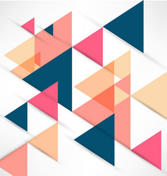 Retro Geometric Pattern Background vector image