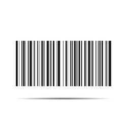 barcode icon bar code for web vector image