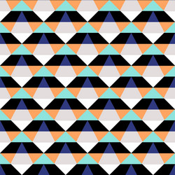 Bold Geometric Color Block Pattern vector image