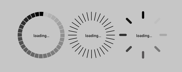 loading bar concept progress data for upload vector image