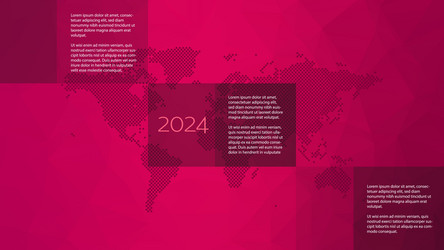 world map background with sample text vector image
