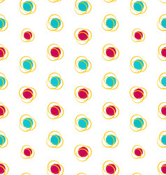 abstract seamless texture with colorful objects el vector image