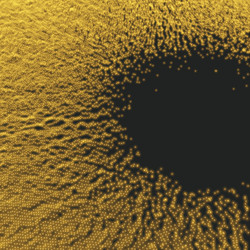 array with dynamic particles texture glowing grid vector image