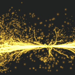 electricity lighting effects array particles vector image