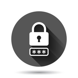 Password Login Icon - Secure Access vector image