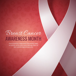 Breast cancer october awareness month campaign vector