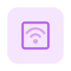 using wireless connection for send data or signals vector image