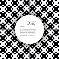 abstract background with text box vector image