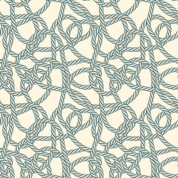 Floral seamless pattern green Royalty Free Vector Image