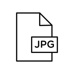 jpg icon set jpeg file type symbol image picture vector image