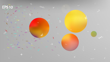 minimal abstract space fantasy net vector image