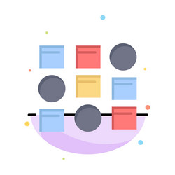 pattern system data science vector image