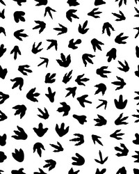 Dinosaur Footprint Seamless Pattern vector image