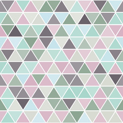 Geometric seamless pattern with triangles vector