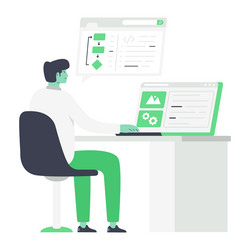 modeling api vector image