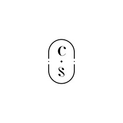 Mx simple wedding logo initial concept with high Vector Image