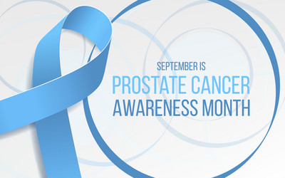 prostate cancer awareness month concept banner Vector Image