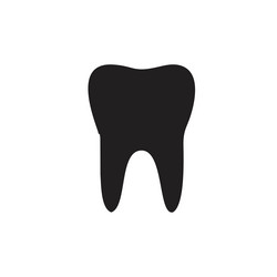 Teeth icon template black color editable Vector Image