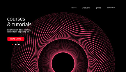 abstract background space with a red vector image