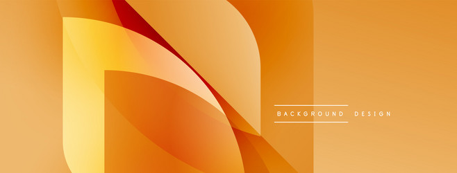 abstract orange layers create dynamic visual vector image
